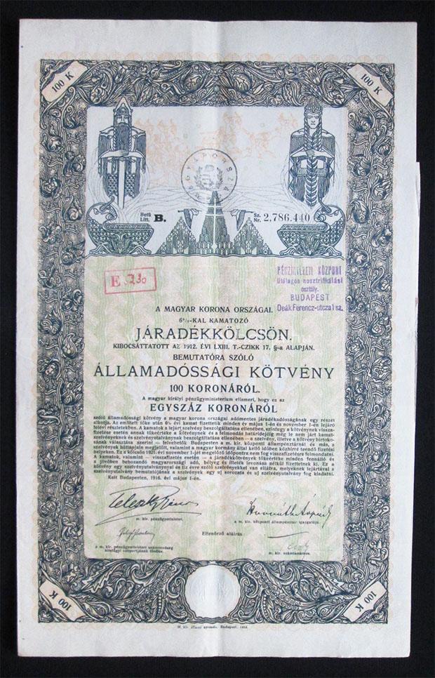 llamadssgi ktvny jradkklcsn 100 korona 1916 mjus 6%